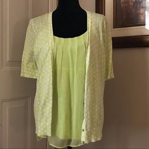 New York & Company Sweater and Cami Set